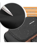 Anti-Theft Waterproof Sling Bag with USB Charging Port | Stylish Crossbody Travel Backpack