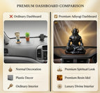 Adiyogi Shiva Idol (5 Inch) – Matte Black Spiritual Car Dashboard & Home Decor