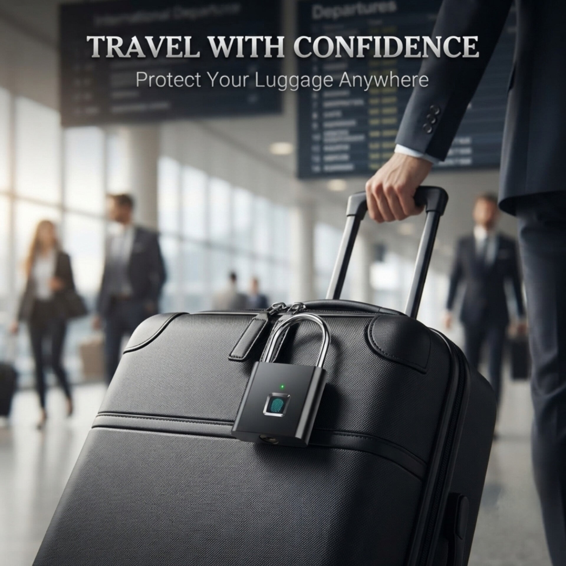 Smart Fingerprint Padlock for Secure Travel