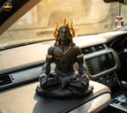 Adiyogi Shiva Idol (5 Inch) – Matte Black Spiritual Car Dashboard & Home Decor