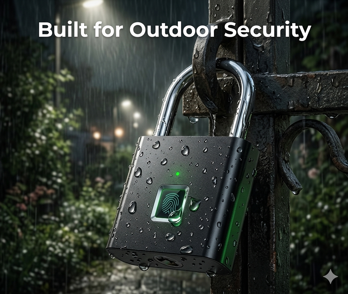Smart Fingerprint Padlock for Secure Travel