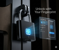Smart Fingerprint Padlock for Secure Travel